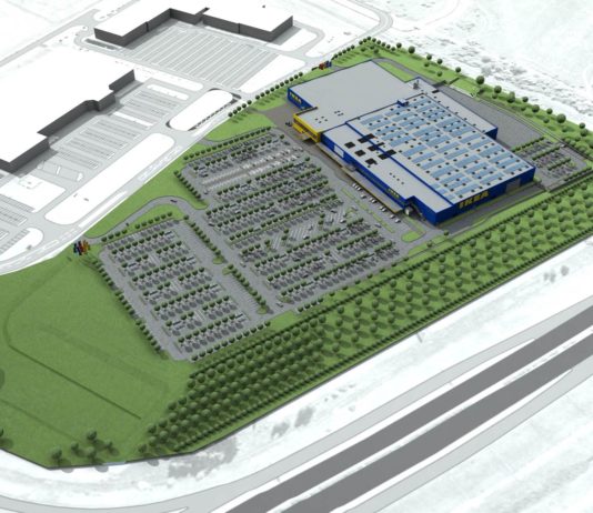 Az Ikea megkezdte fenntartható áruházának az építését Az Ikea megkezdte fenntartható áruházának az építését
