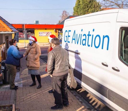 GE Aviation: közel 300 kg adomány a rászoruló családoknak GE Avation adomány rászoruló családoknak