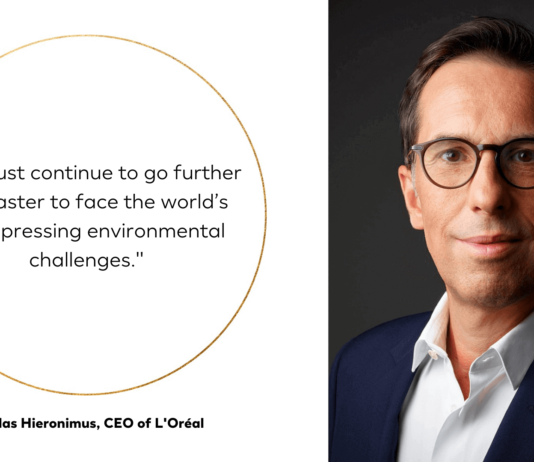 A L’Oreal ismét a legmagasabb környezetvédelmi besorolást kapta L 'Oreal- Nicolas Hieronimus