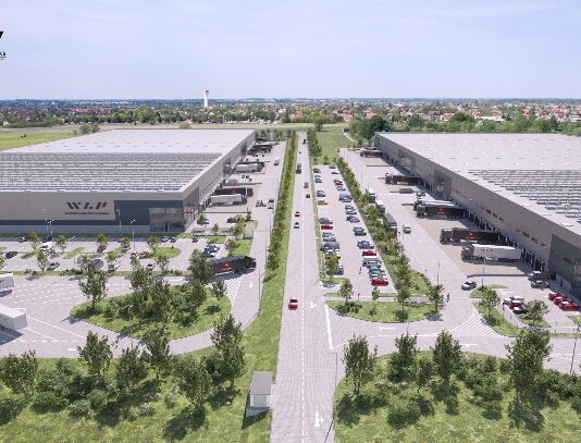 Közel 80 focipályányi területen csúcstechnológiás, környezetbarát logisztikai park