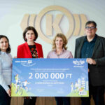 2 millió forinttal támogatja a KórházSuli Alapítványt a Knorr-Bremse Budapest Knorr Bremse-KórházSuli ünnepélyes átadó